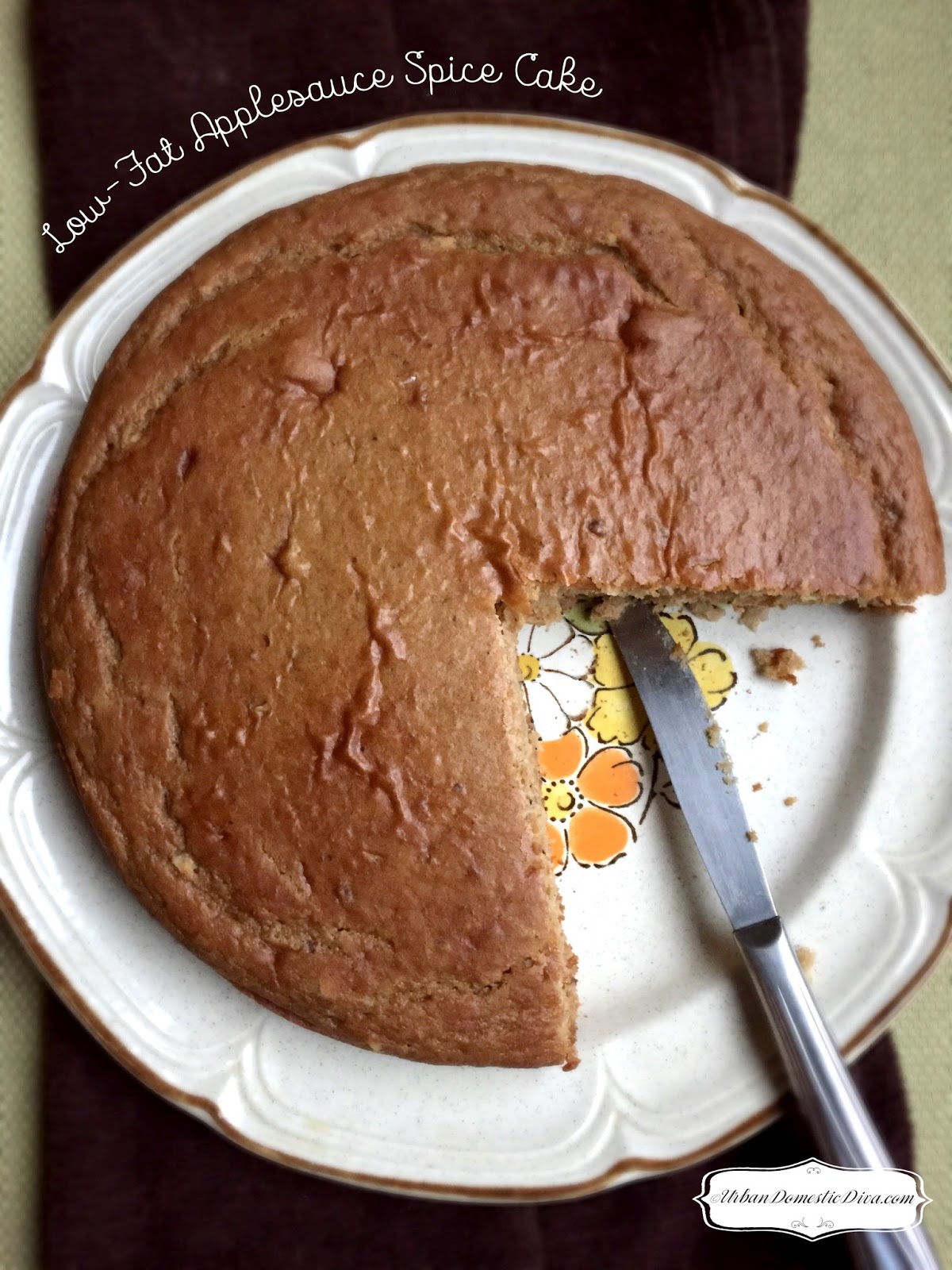 RECIPE Low Fat Applesauce Spice Cake RECIPE Low Fat Applesauce Spice Cake