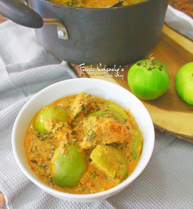 Garden Egg Egusi Soup Funke Koleosho's New Nigerian Cuisine