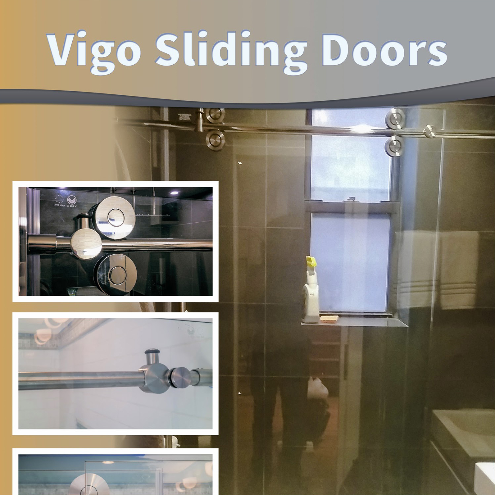 Vigo Sliding Door Shower Door Installation