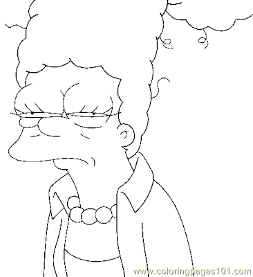 Marge Simpson Coloring Pages Homer Simpson Coloring Sheets Coloringsnet