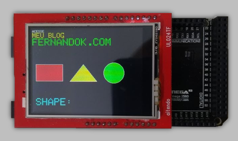 Arduino e Display Touch Screen - Fernando K Tecnologia