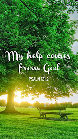 My help comes from God Psalm 121:2