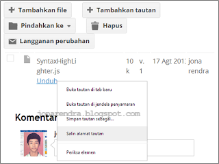 Upload file di Google Site Upload file di Google Site jonarendra