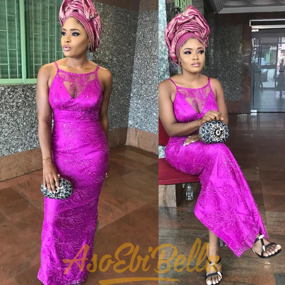 #EbFabLook Vol 44A: Try Trendy New Aso-Ebi Style for curvy ladies 2020