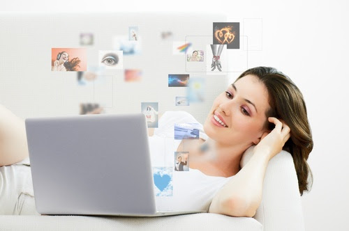 Girl browsing the internet tips to improve internet experience