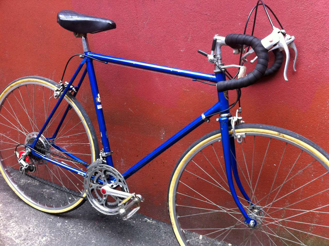 Bike Boom refurbished bikes Late 70's or Early 80's Zebrakenko blue sky