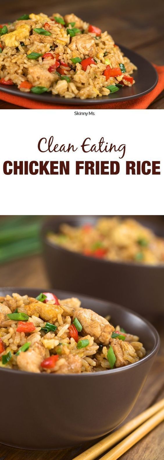 Clean Eating Chicken Fried Rice #chicken #chickenrecipes #chickenfriedrice #friedrice #lunchideas #lunchrecipes Clean Eating Chicken Fried Rice #chicken #chickenrecipes #chickenfriedrice #friedrice #lunchideas #lunchrecipes