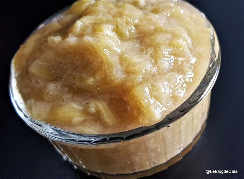Le blog de Cata: Compote de rhubarbe à la vanille (sans sucre, ig bas)