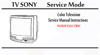 Service Mode TV SONY Berbagai Type