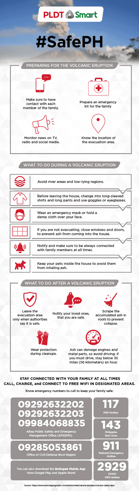 PLDT's safety infographics PLDT's safety infographics