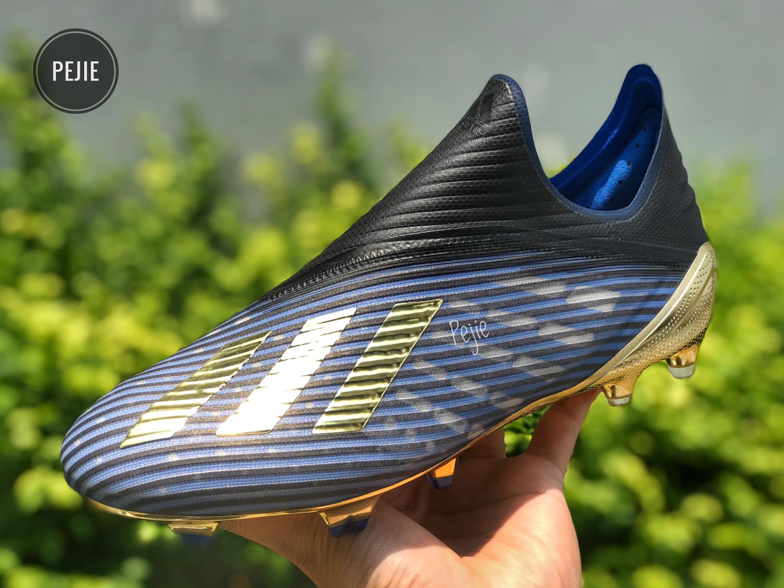 adidas x 19 blue and gold