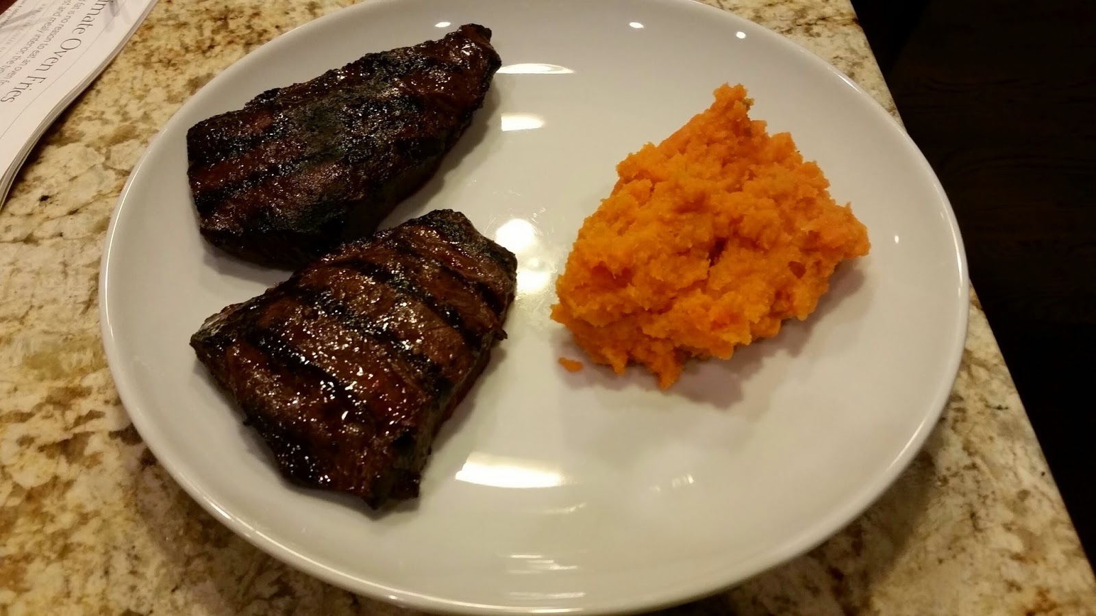 Day (strike that) YEAR of Meat Flat Iron Steaks Whiskey Glazed