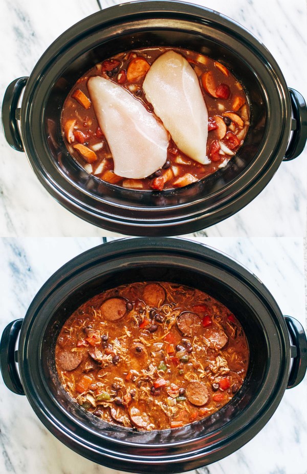 Best Food and Drink Recipes slow cooker creole chicken and sausage Recipe
