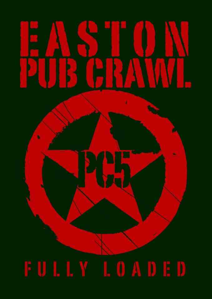 The Easton Eccentric 5th Annual Easton Pub Crawl Tickets Go On Sale