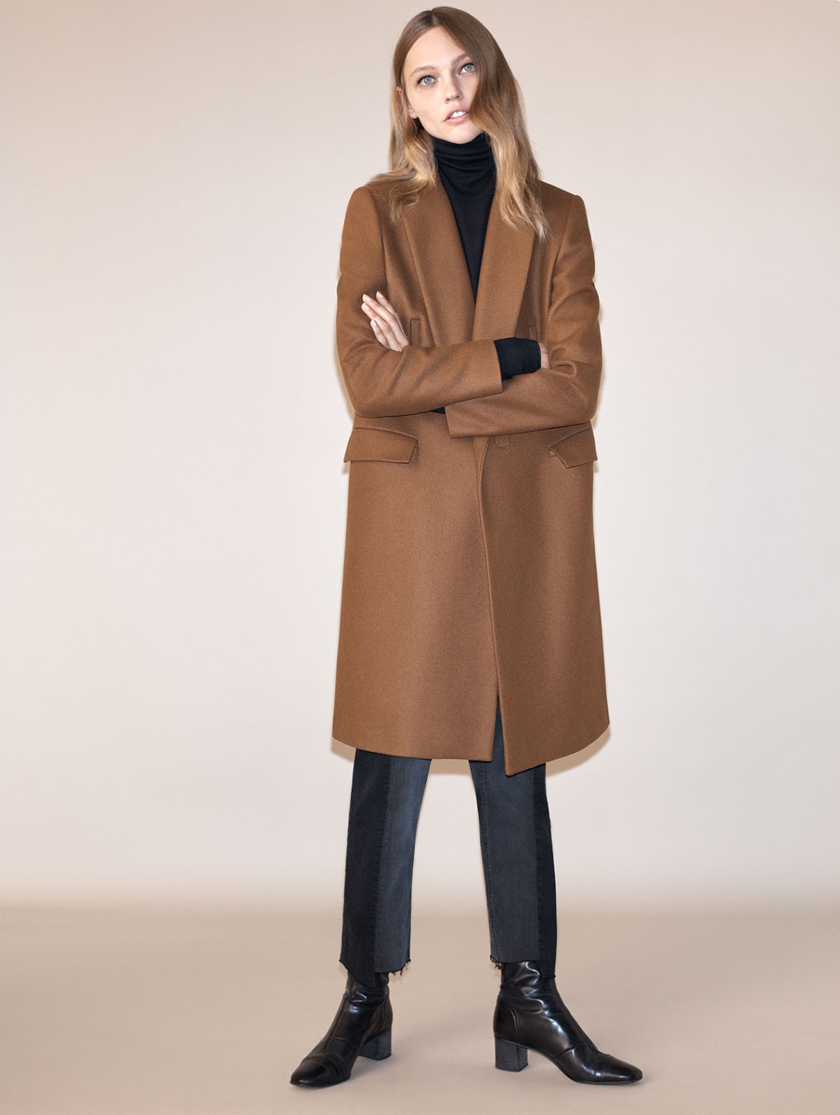 Sasha Pivovarova Wears the Best of Zara's Winter 2016 Coats