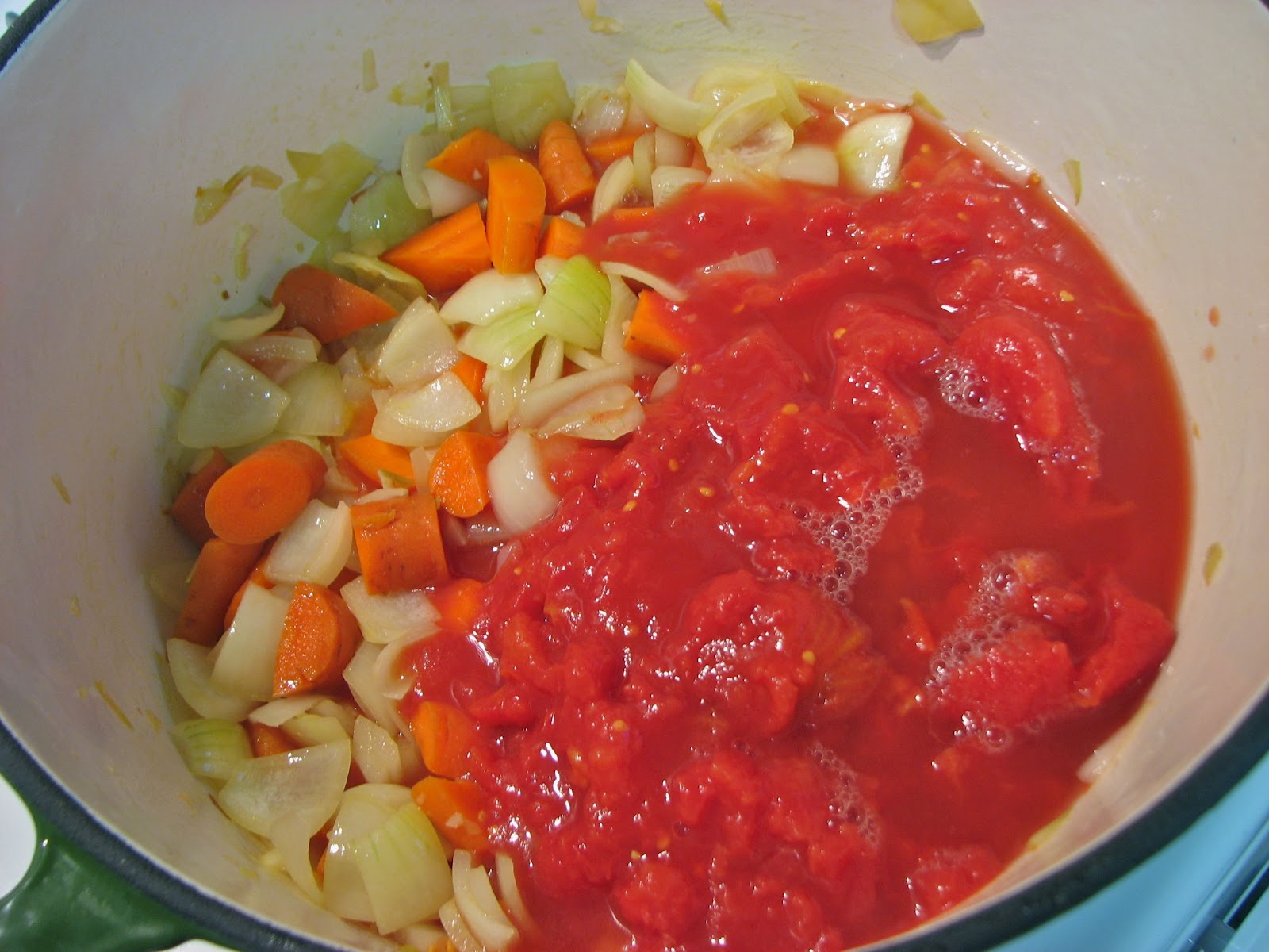 Delectably Mine Stewed Lentils and Tomatoes