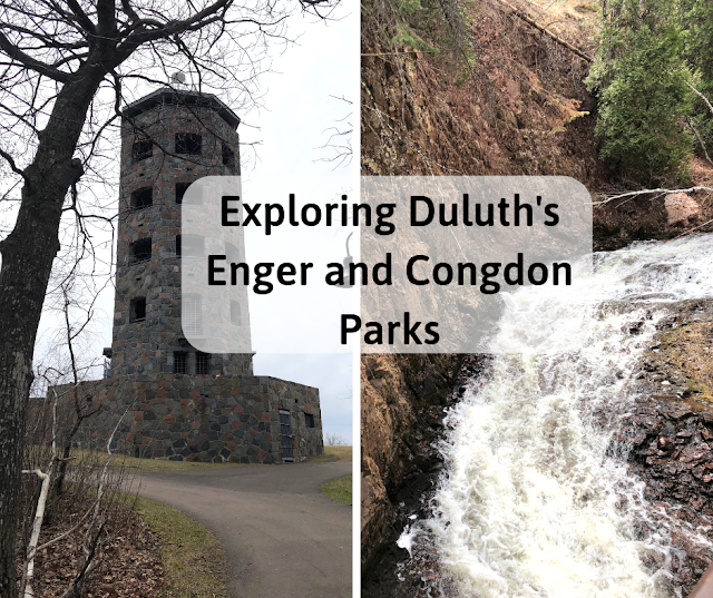 Exploring the Parks of Duluth, Minnesota at Enger Park and Congdon Park Enjoying Panoramic Views and Waterfalls