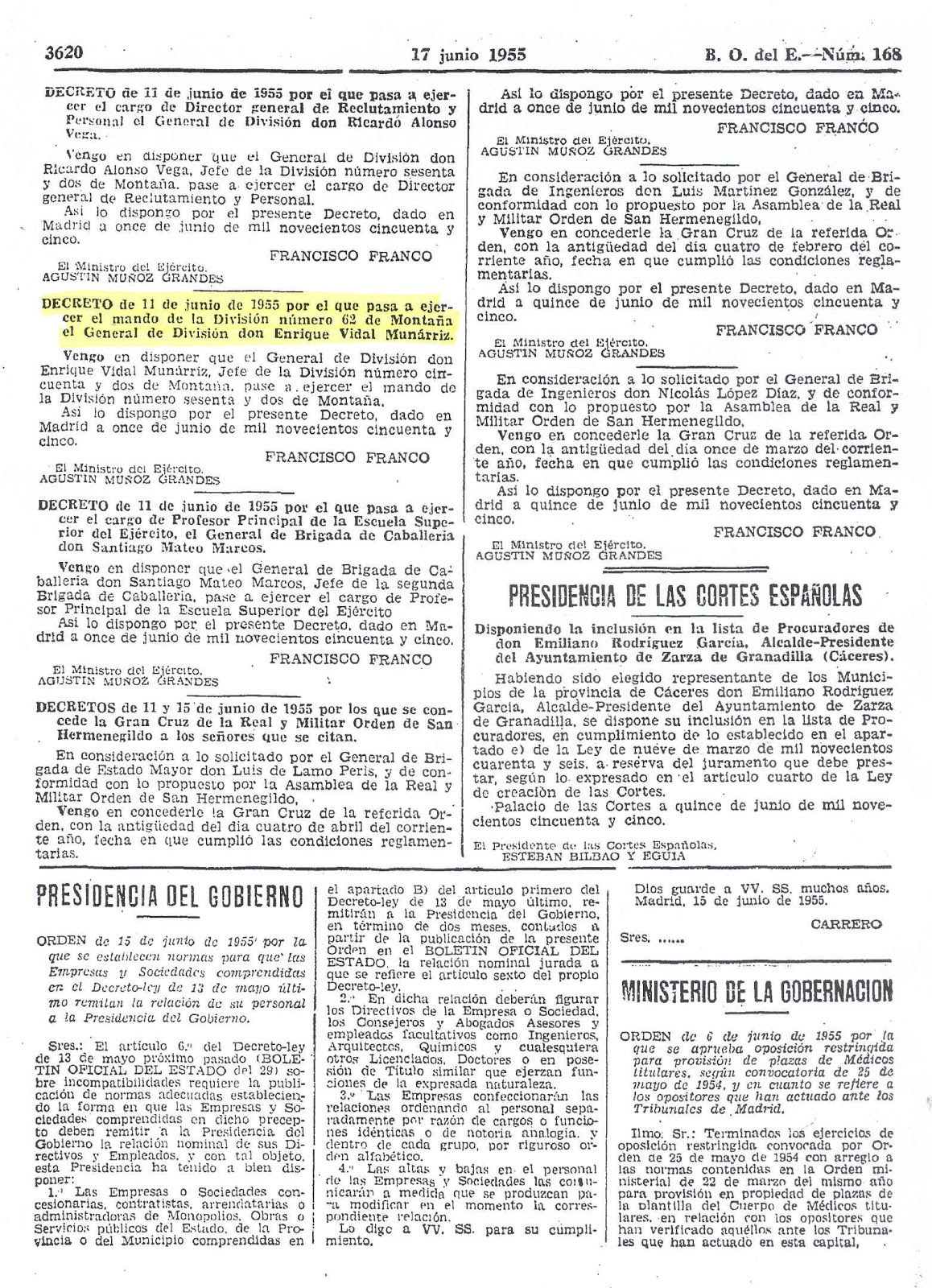 DESDE EL RINCÓN DE ADEMUZ DON ENRIQUE VIDAL MUNÁRRIZ (18931955