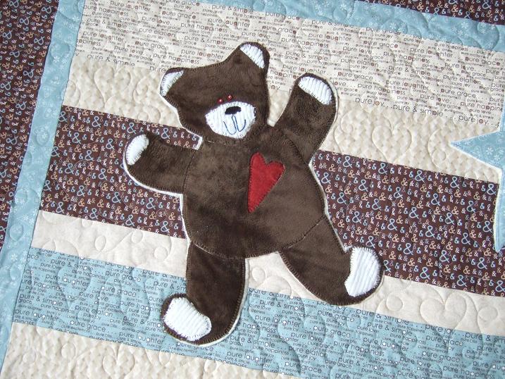 Tamarack Shack Teddy Bear Quilt