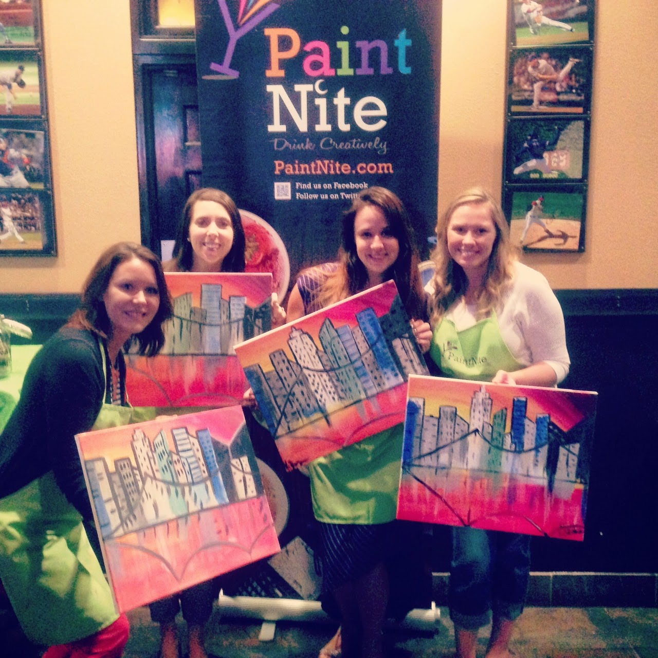 Paint Nite Scratch 'N' Stef