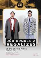 Concierto de Dúo Orquesta Regalizes en Escenario Eslava Concierto de Dúo Orquesta Regalizes en Escenario Eslava