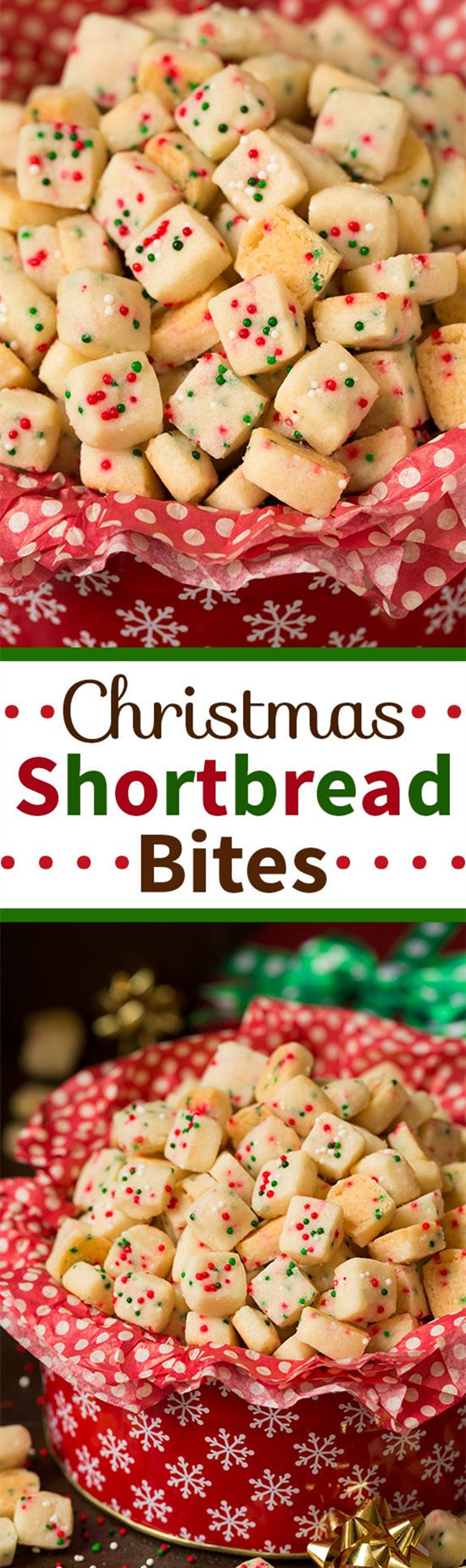 Funfetti Shortbread Bites