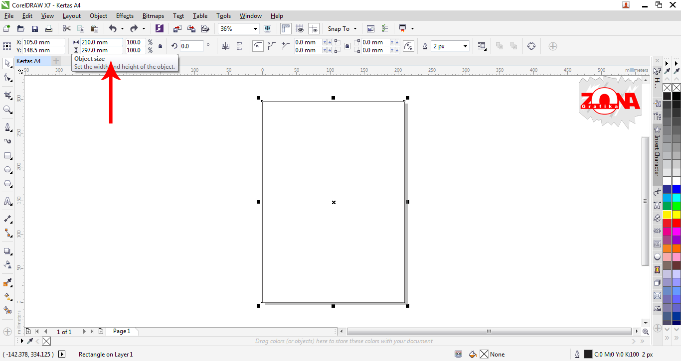 Ukuran Frame Presisi