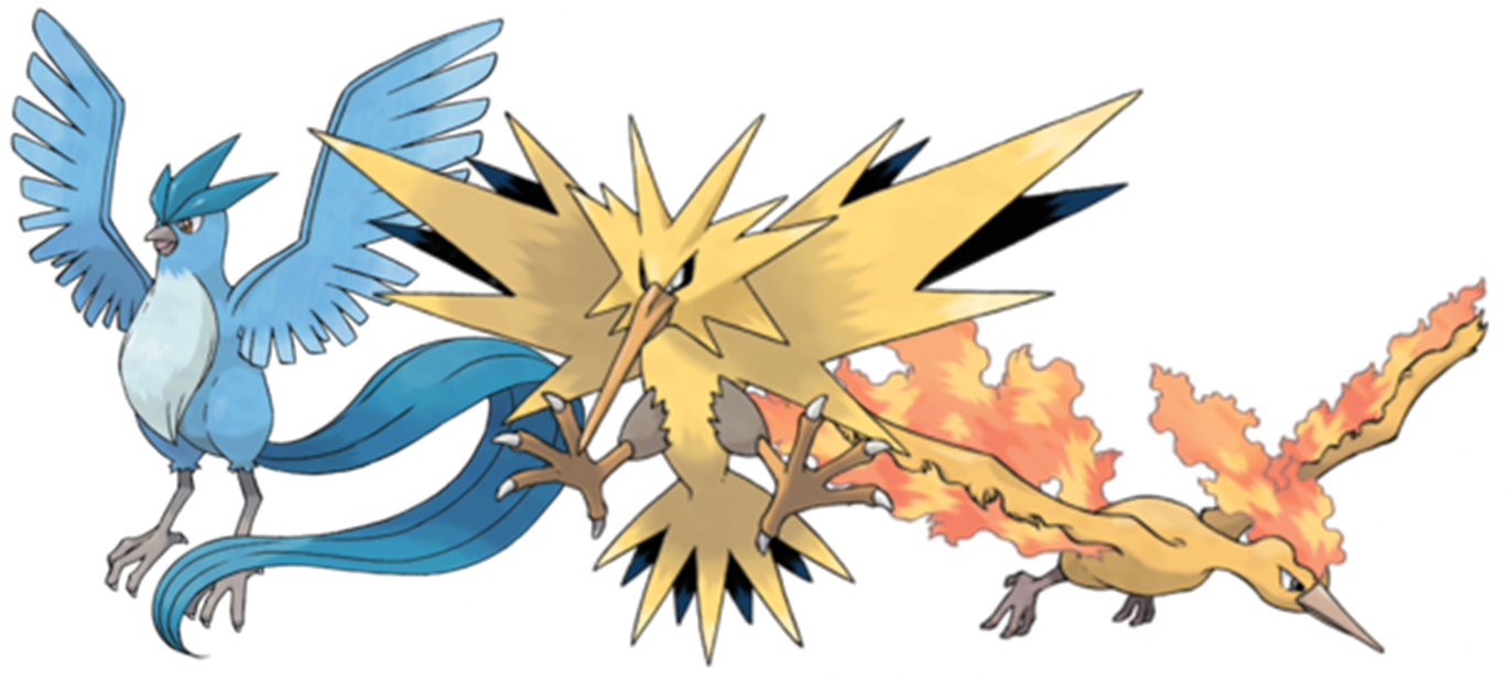 Pokémon: anime indica retorno dos três pássaros lendários