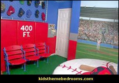 baseball bedroom decorating ideas - baseball bedroom decor - boys baseball theme bedrooms - Baseball Room Decor - baseball wall murals - baseball wall decals