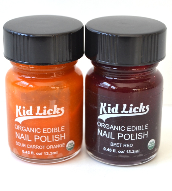Kid Licks Nail Polish