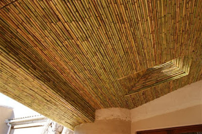 Plafon bambu