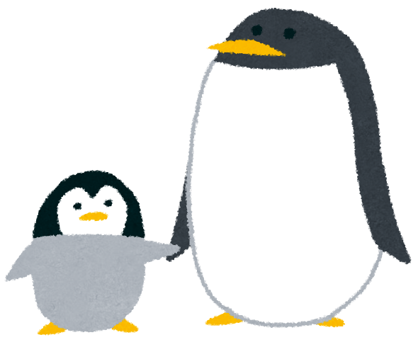 ペンギンの親子のイラスト 動物 かわいいフリー素材集 いらすとや