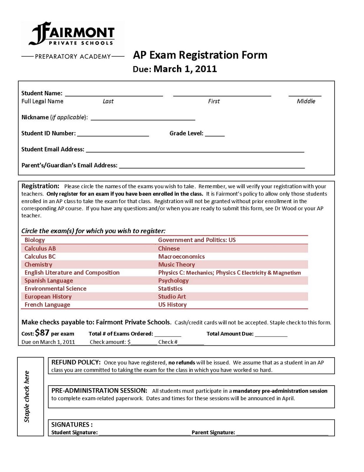 Microsoft Word - Day <strong>Camp Registration Form</strong>.doc Sample registration form template