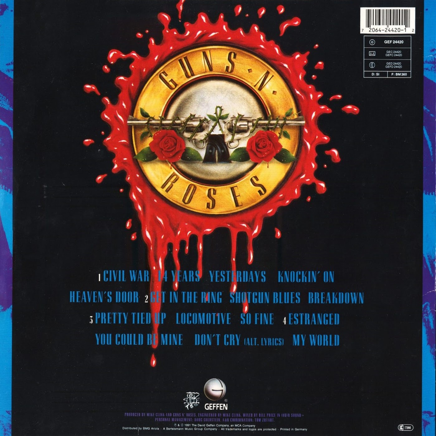 1991 Use Your Illusion II Guns N' Roses Rockronología 1991 Use Your Illusion II Guns N' Roses Rockronología