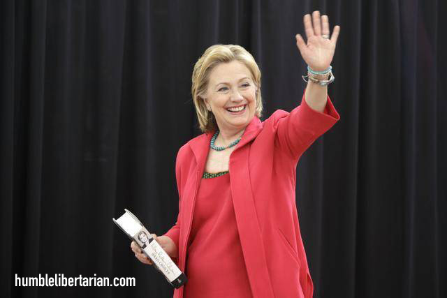 Hillary Clinton Has A Wardrobe Malfunction At A Campaign Stop In