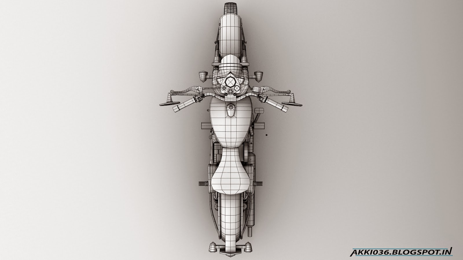 3D Models In Autodesk Maya: 3D Royal Enfield Motorcycle