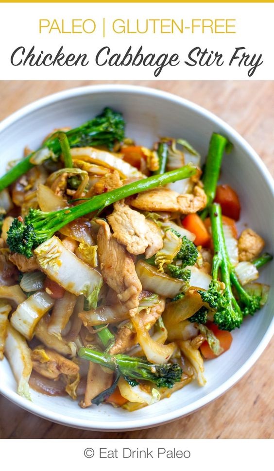 Quick & Easy Chicken Cabbage Stir Fry