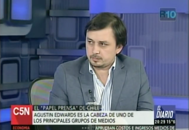 Expulsión de Edwards traspasa fronteras: Importante cadena de noticias C5N de Argentina entrevista a abogado patrocinante Luis Cuello
