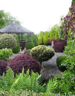 Japanese-style garden in Herefordshire