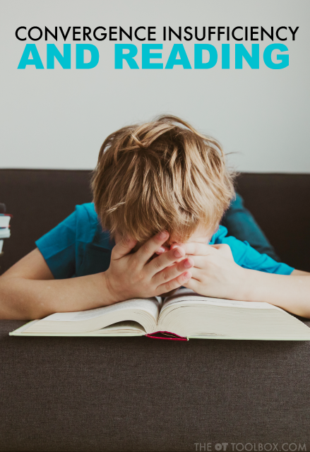 Convergence insufficiency impacts reading that interferes with reading comprehension, reading decoding skills, reading fluency, and other areas that impacts how a child reads. Convergence insufficiency impacts reading that interferes with reading comprehension, reading decoding skills, reading fluency, and other areas that impacts how a child reads.