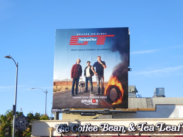 The Grand Tour Amazon series billboard Grand Tour Amazon series billboard