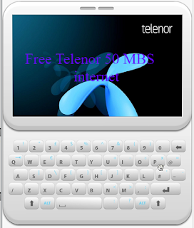 free telenor internet