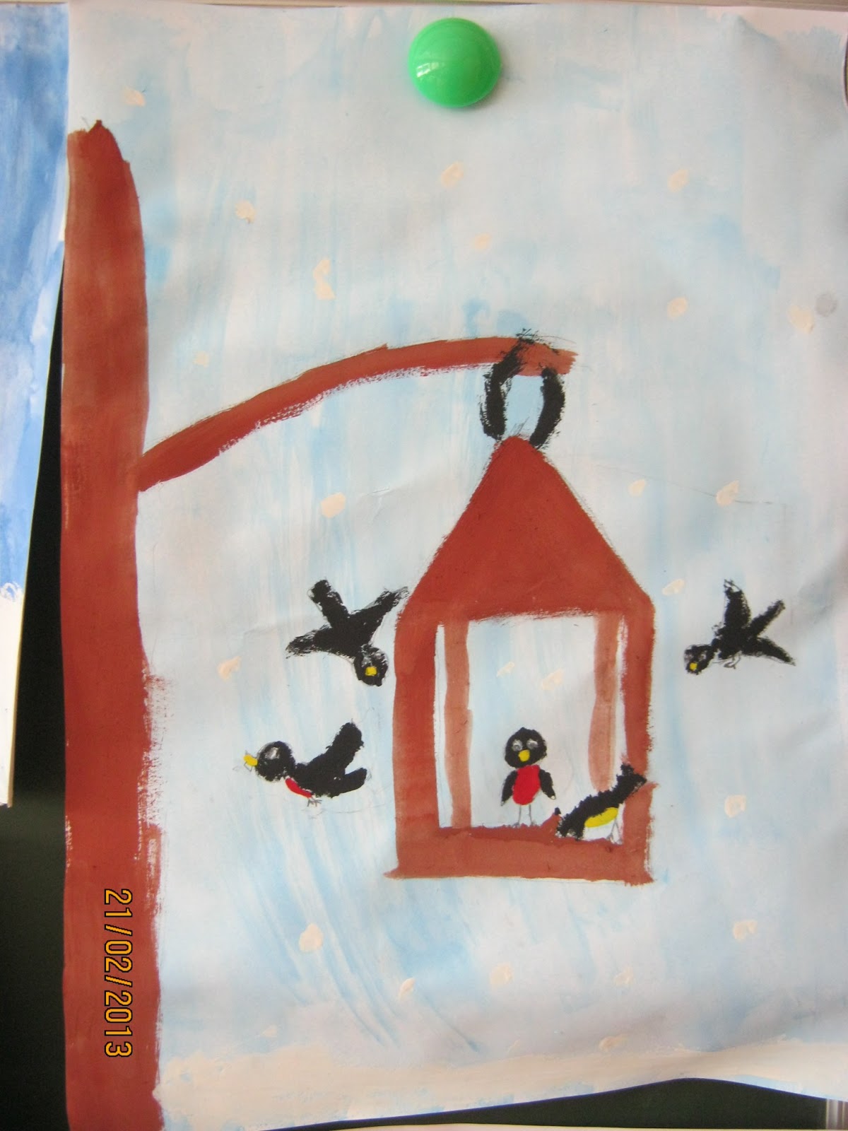 нарисовать кормушку. птицы на кормушке рисование для детей. нарисовать кормушку. рисование птички на кормушке. кормушка для птиц рисунок.