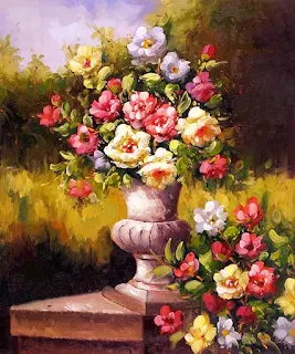 خلفيات لوحات فنية رسومات رائعة الجمال صور رسمات زيتية لمناظر طبيعية