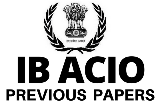 Intelligence Bureau Model Question Paper Pdf