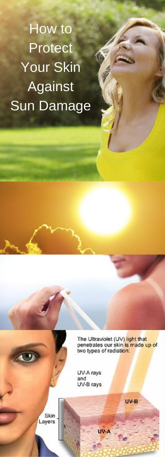 Protect Your Skin From Sun Damage With These Natural Sun Protection