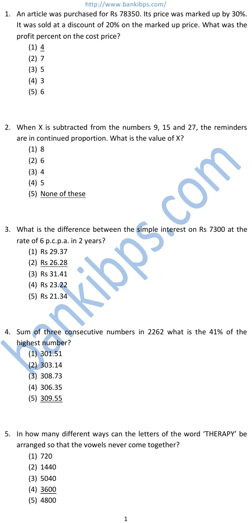 ibps po 2012 reasoning question paper