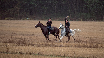 Hubertus, zakończenie sezonu jeździeckiego, pogoń za lisem, pensjonat dla koni w Węgrzcach, jazda konna