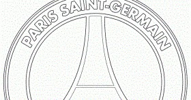 Emblem of Paris Saint-Germain Coloring ~ Child Coloring