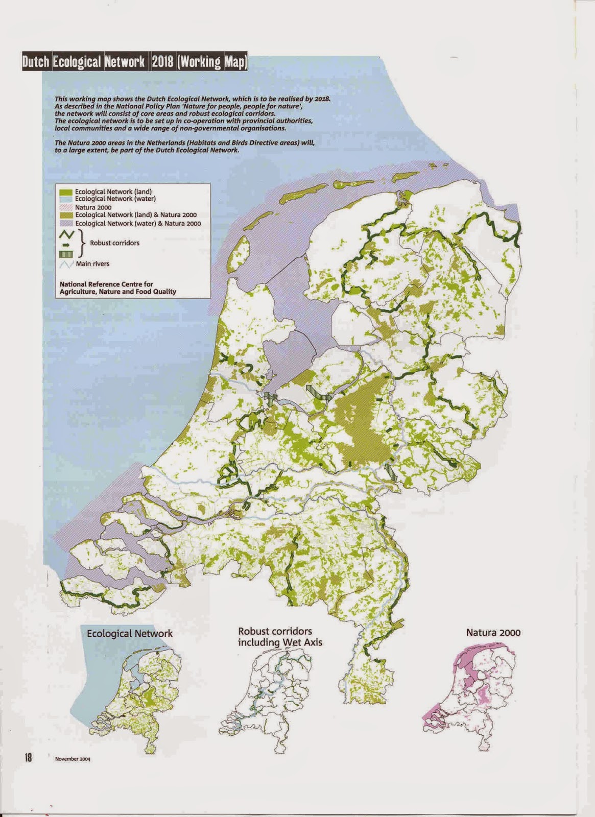 Ecological Networks of the World The Netherlands The National